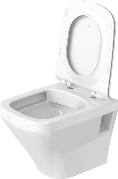 Duravit WC-Sitz DuraStyle, Toilettendeckel aus Urea-Duroplast, Klodeckel mit Edelstahl Scharnieren,