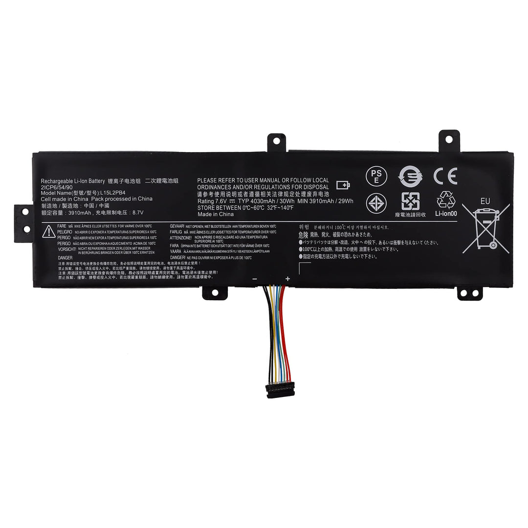 Vvsialeek Neu L15L2PB4 30Wh Laptop Akku Kompatibel Für Lenovo IdeaPad 510-15ISK 510-15IKB 310-15ABR