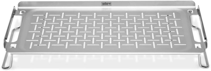 Weber 6784 Griddle Warming Rack, Silver