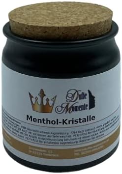 200ml Sauna Aufguss Konzentrat Latschenkiefer in edler Flasche aus Steinzeug + 50g Menthol Kristalle