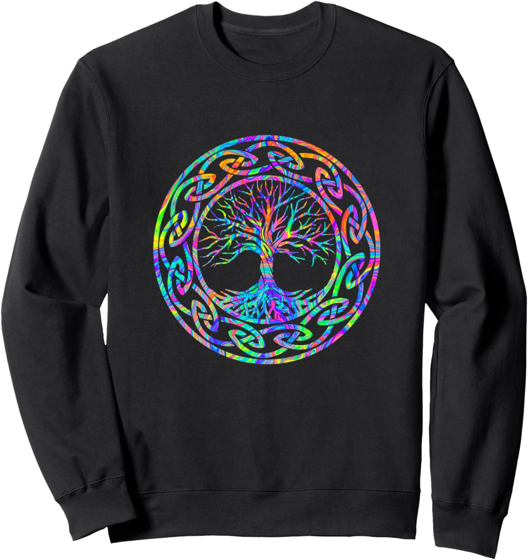 Yggdrasil Tree Of Life Viking Norse Celtic Pagan Symbol Sweatshirt