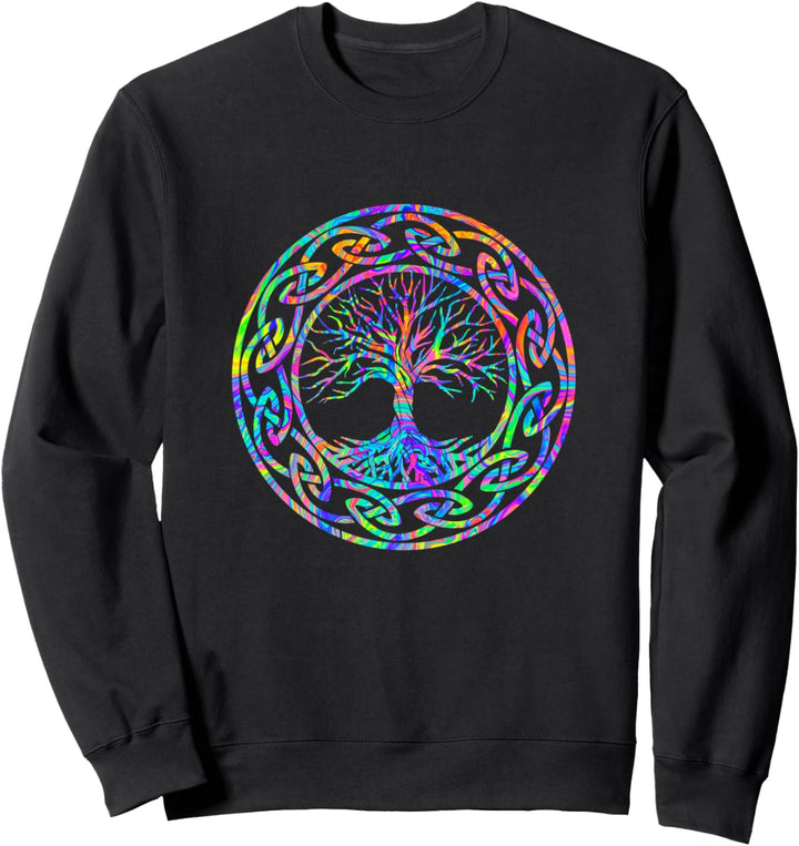 Yggdrasil Tree Of Life Viking Norse Celtic Pagan Symbol Sweatshirt