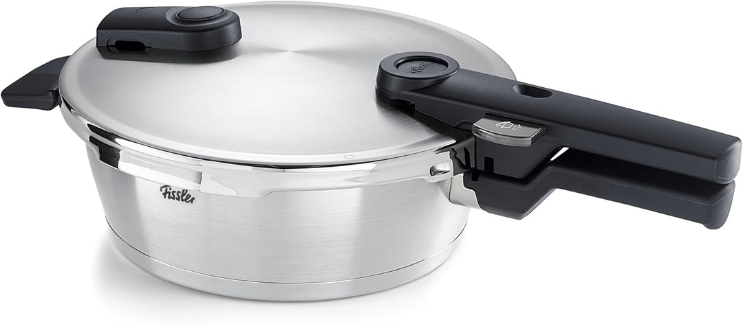 Fissler Vitaquick Premium/Schnellkochtopf (2,5 L, Ø 18 cm) m. Einsatz, Edelstahl-Dampfkochtopf, 2-Ga