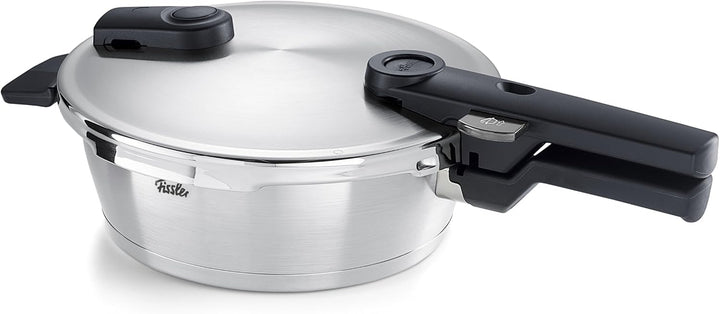 Fissler Vitaquick Premium/Schnellkochtopf (2,5 L, Ø 18 cm) m. Einsatz, Edelstahl-Dampfkochtopf, 2-Ga