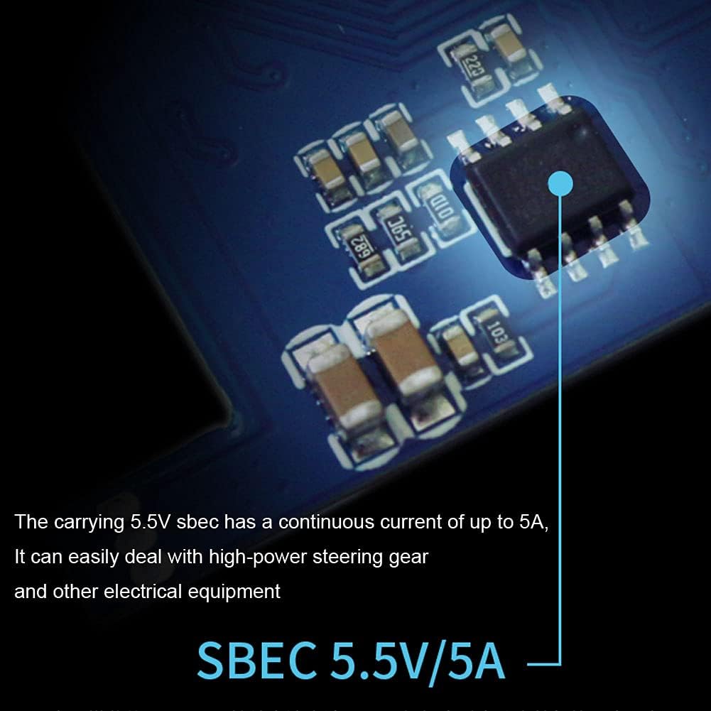 FLYCOLOR 90A Waterproof Brushless ESC Elektronischer Geschwindigkeitsregler mit 5.5V/5A BEC und XT90