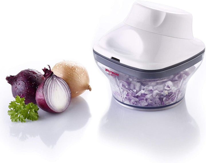 Westmark Zwiebel-/Kräuterschneider/Dressingquirl, mit Messer- und Quirleinsatz, Füllvolumen: 250ml,