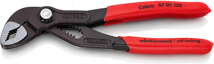 Knipex Zangen-Set (SB-Karte/Blister) 00 31 20 V01 & Cobra® Wasserpumpenzange, 150 mm, Muttern bis 30