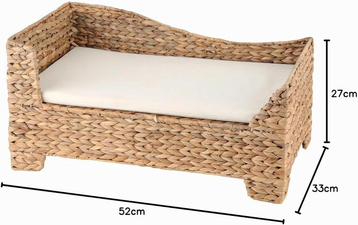 SILVIO DESIGN, Heimtier Ottomane mit Kissen, 21354.113