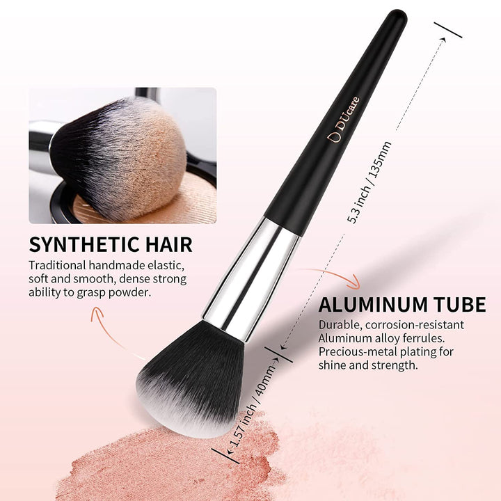 DUcare Make up Pinsel Set 10 Stücke professionelle Schminkpinsel set Mit Kosmetiktasche Premium Synt
