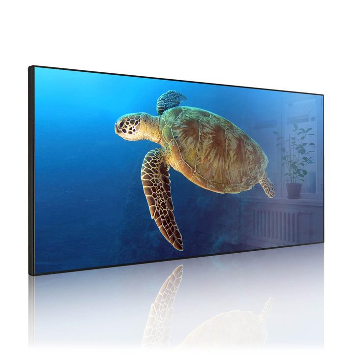 banjado Magnettafel schwarz 78 x 37cm / Magnetwand Metall/Magnetpinnwand als Memoboard/Pinnwand Magn