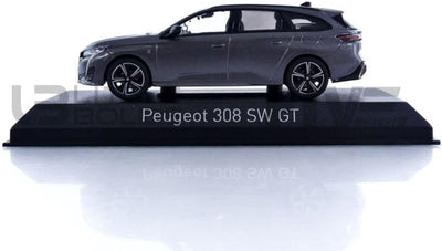 Norev Peugeot 308 SW GT Kombi 2021 Platinium grau Modellauto 1:43