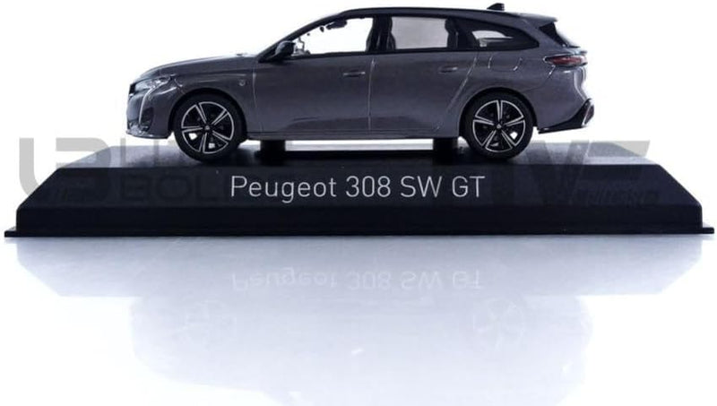 Norev Peugeot 308 SW GT Kombi 2021 Platinium grau Modellauto 1:43