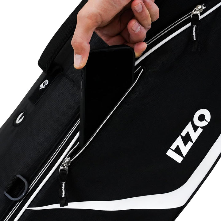 Izzo Ultra Lite Standtasche Schwarz, Schwarz