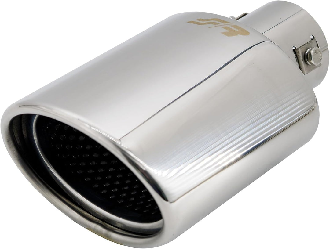 Simoni Racing TRX/75 Exhaust Tip Oval, INOX