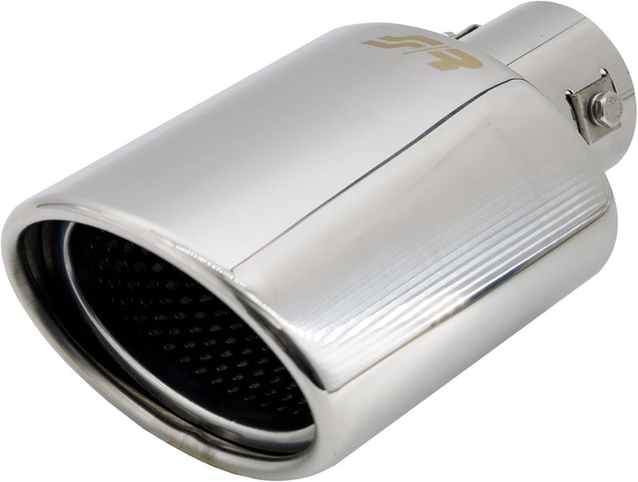 Simoni Racing TRX/75 Exhaust Tip Oval, INOX