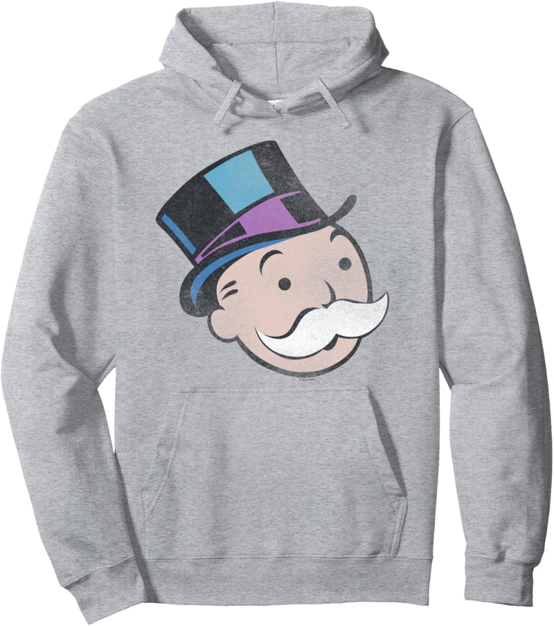 Monopoly 85 Years Rich Uncle Pennybags Big Face Pullover Hoodie