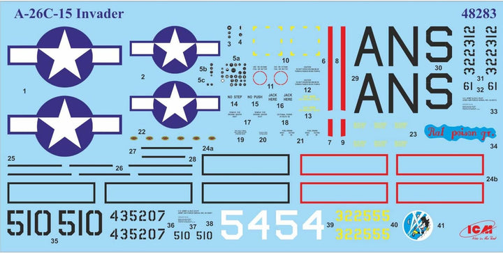 ICM ICM48283 1:48-A-26-15 Invader, WWII American Bomber