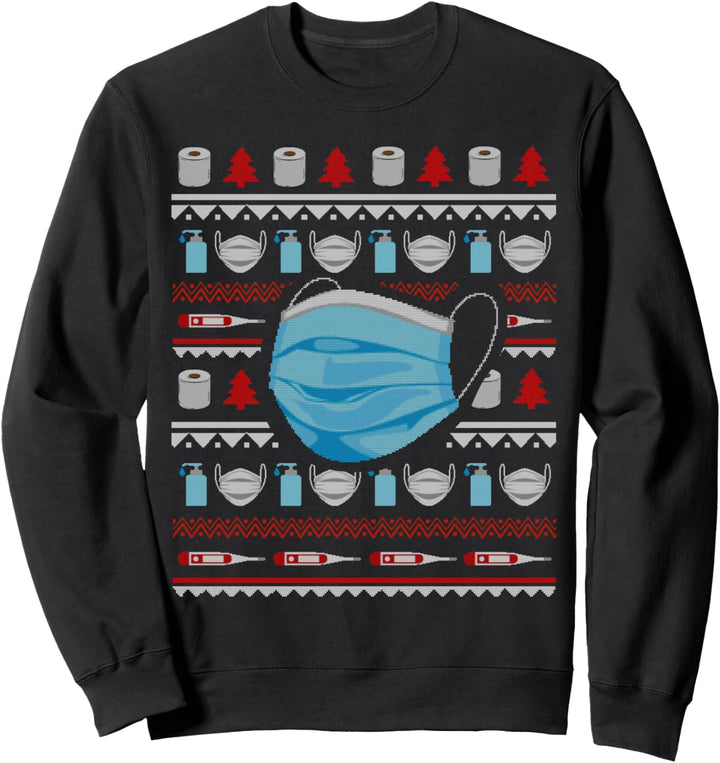 Weihnachten 2020 I Maskenpflicht Ugly Christmas Sweatshirt