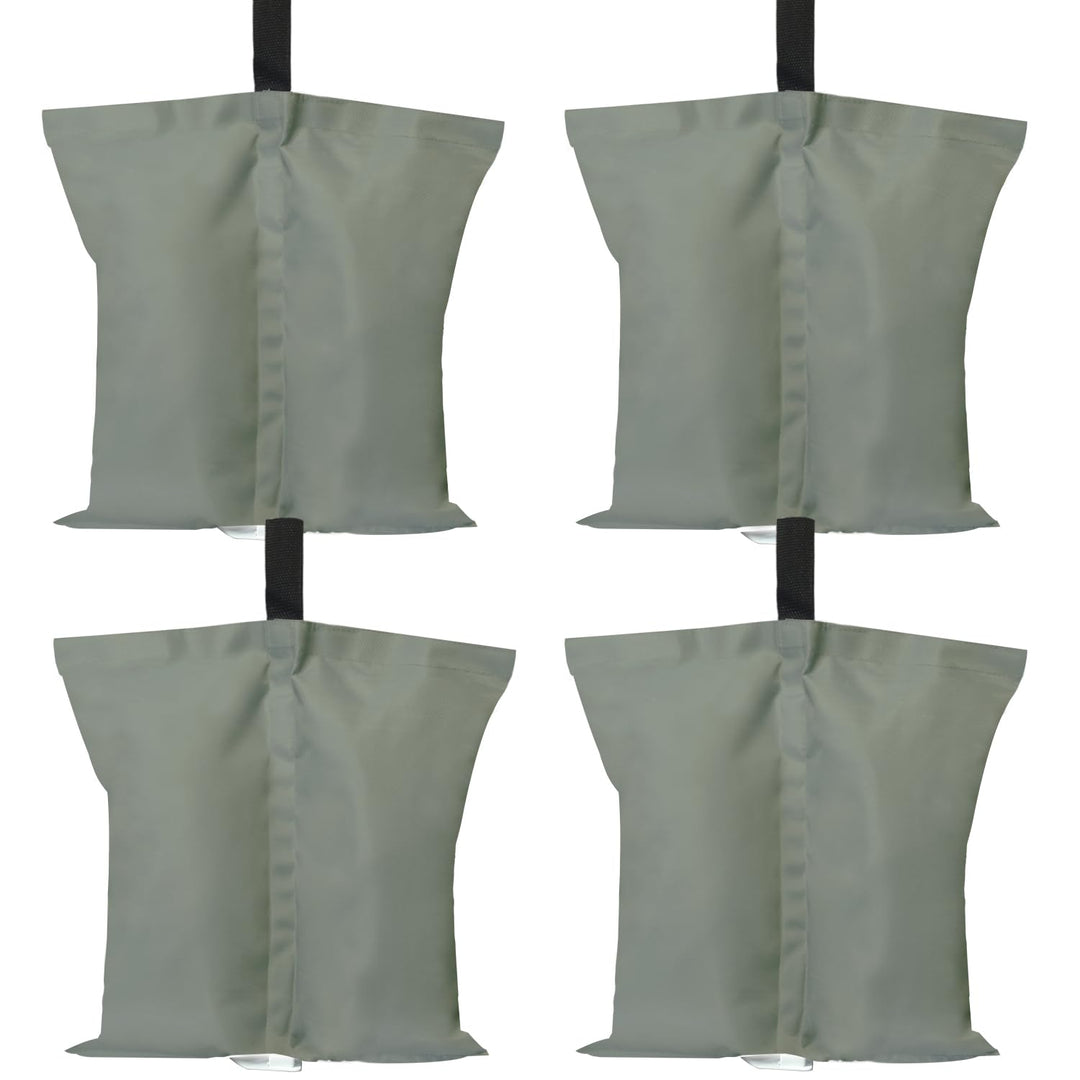 ABCCANOPY Baldachin-Gewichte 50,8 kg Pavillon-Zelt-Sandsäcke, 4 Stück (grau) sandbeutel Grau Medium,