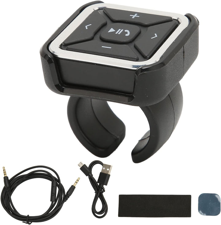 Bluetooth Medien Fernbedienung für Lenkradtasten, Wasserdichter Telefon Controller, Anrufe, Musik Co