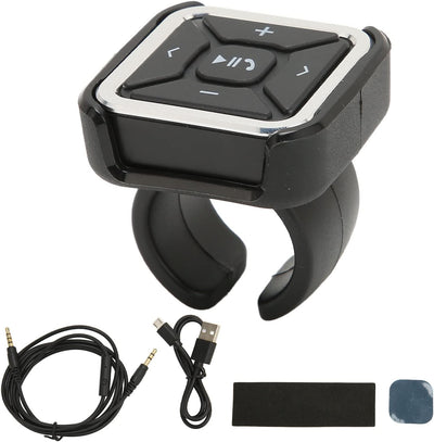 Bluetooth Medien Fernbedienung für Lenkradtasten, Wasserdichter Telefon Controller, Anrufe, Musik Co