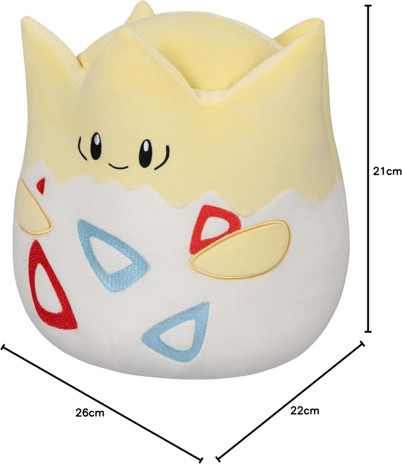Pokemon Squishmallow Medium Plüsch (25,4 cm Squishmallow) (Togepi) W2