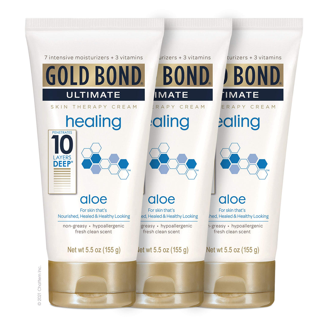 Gold Bond Ultimate Heilung Haut Creme mit Aloe, 155.9 G (Pack de 3), (Pack de 3)