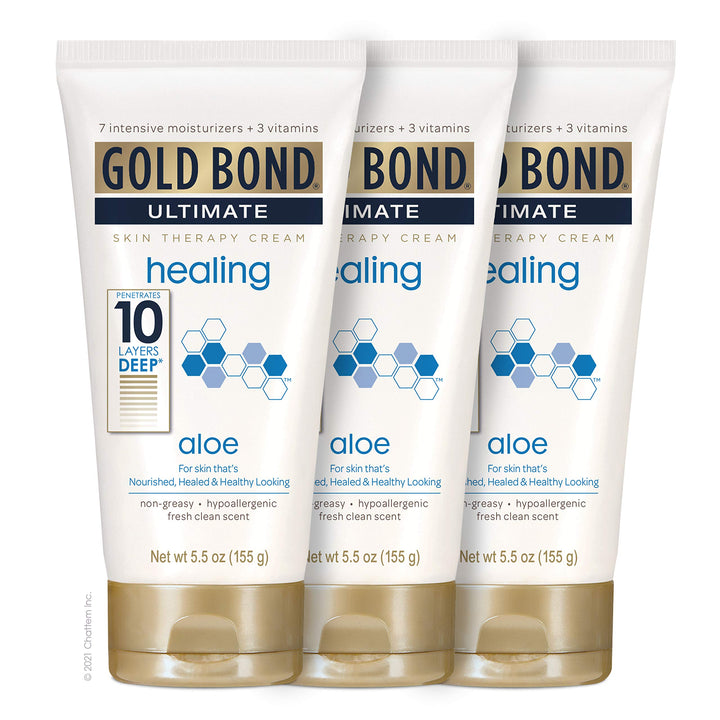 Gold Bond Ultimate Heilung Haut Creme mit Aloe, 155.9 G (Pack de 3), (Pack de 3)