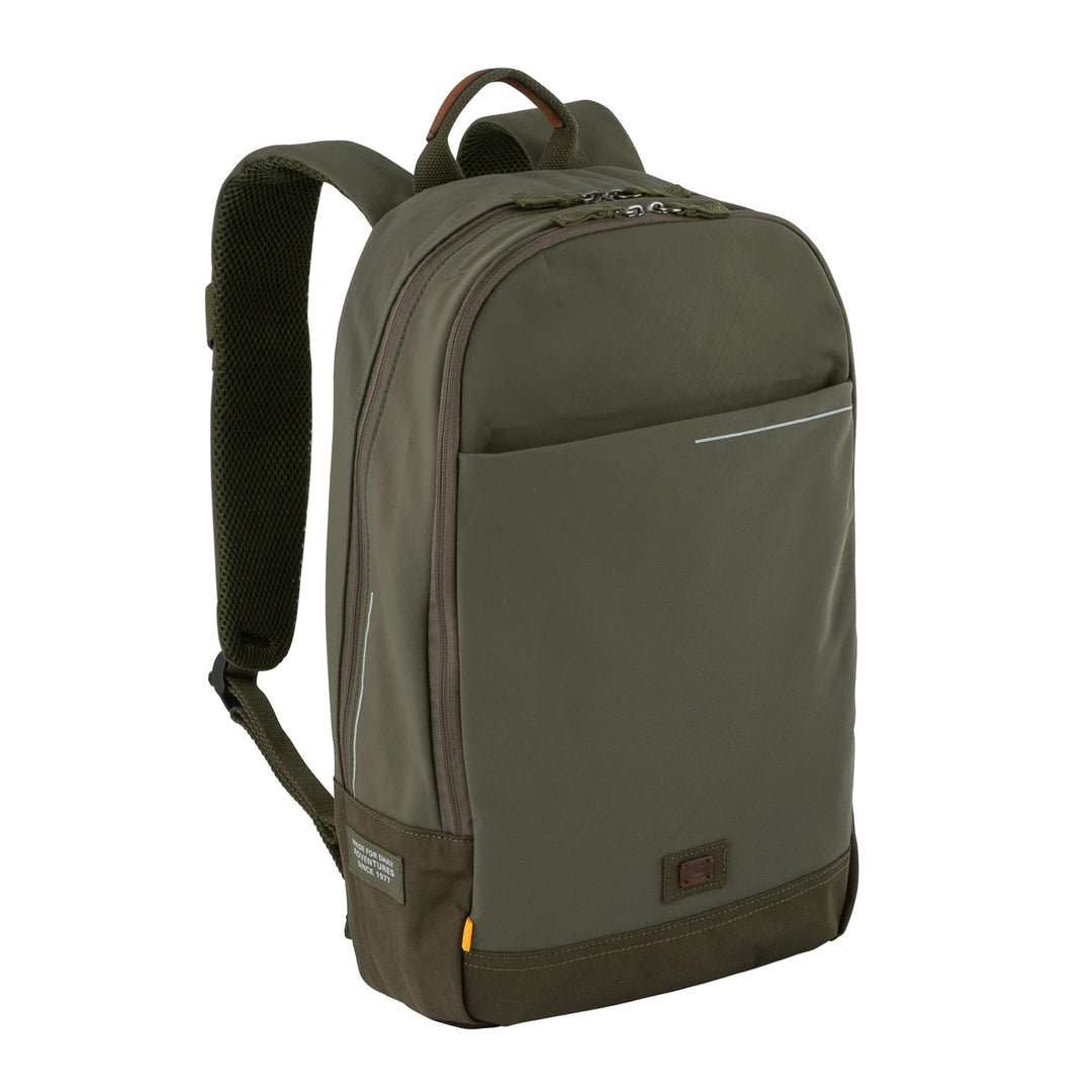 camel active bags City Herren Rucksack Backpack 28,0 x 14,0 x 40,0 Khaki, 28,0 x 14,0 x 40,0 Khaki