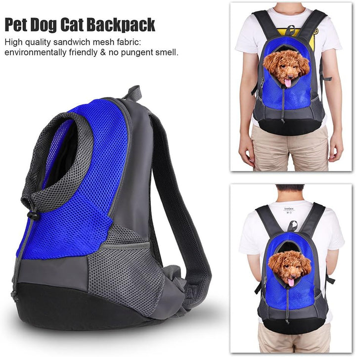 NHSUNRAY Hundetragerucksack Atmungsaktiv und Bequem Reisen Tragetasche für Haustiere Verstellbarer T