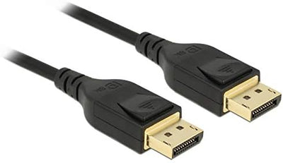 Delock Kabel Displayport 1.4 8K 60Hz, DP 8K Zertifiziert (Ultra HD 2), 4K @ 240hz, DP Kabel für Gami