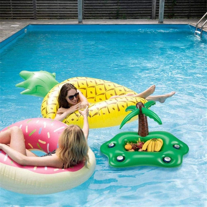 Aufblasbarer Getränkehalter für Pool, geniessen Sie Ihre Lieblingsgetränke im Pool mit aufblasbaren