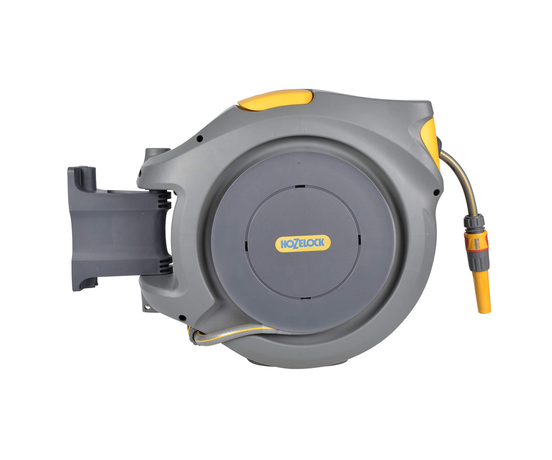 HOZELOCK - Wandschlauchbox Auto Reel 25 M: Automatische Aufrollung. Einfache Installation. Inkl. Sch