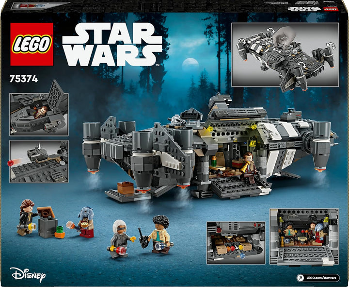 LEGO Star Wars: Skeleton Crew Die Onyx Cinder, Spielzeug-Sternenschiff zum Bauen und Sammeln für Jun