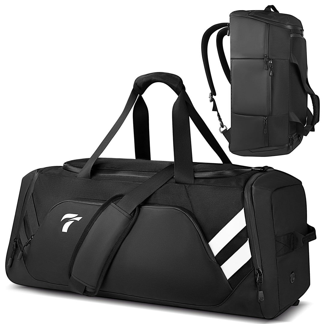 Sporttasche Herren, 58L Reisetasche Gross Sporttasche mit Schuhfach und Nassfach, Gross Trainingstas
