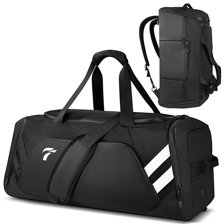 Sporttasche Herren, 58L Reisetasche Gross Sporttasche mit Schuhfach und Nassfach, Gross Trainingstas