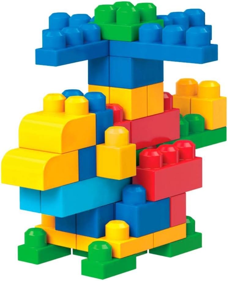 Mattel Mega Bloks First Builders Bausteinebeutel Large 80 Teile