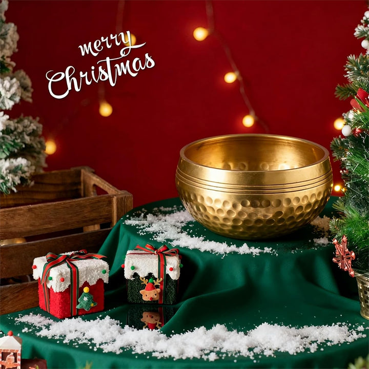 Tibetische Klangschalen Set Ø8cm, Klangschale klein für Yoga Meditation und Entspannung, Hand gehämm