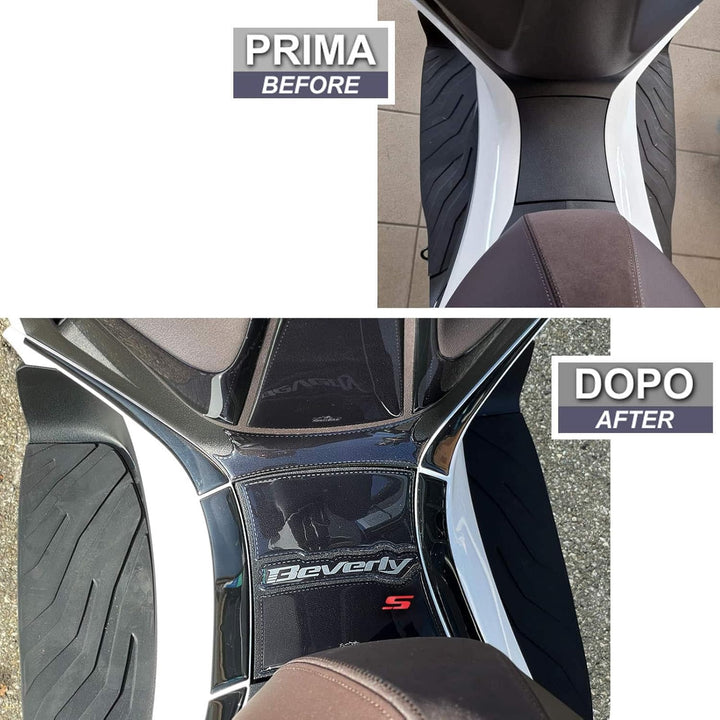 Resin Bike Aufkleber für Motorrad Kompatibel mit Piaggio Beverly S 300-400 2021 2022. Tankdeckelschu