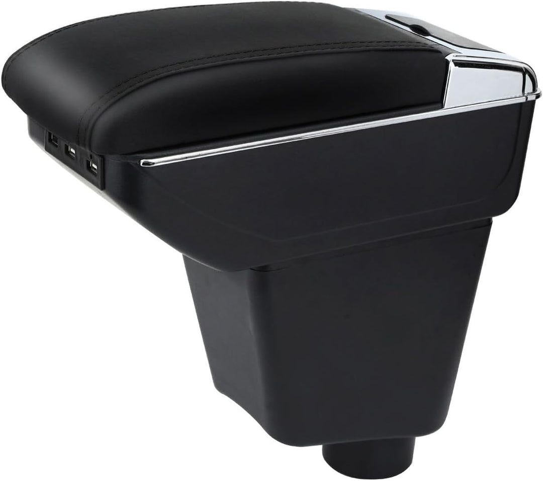 für Clio 4 Captur Armlehne Mittelkonsole Aufbewahrungsbox Doppelschicht Mit Getränkehalter Doppelsch