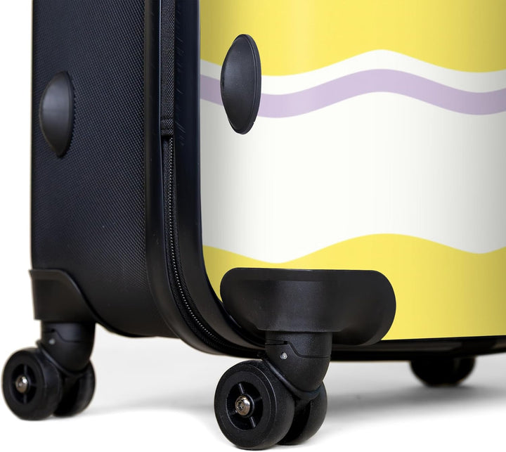 NoBoringSuitcases.com® Koffer XL Gross 77x51.5x28 cm Reisekoffer mit 4 Rollen Leicht Trolley Hartsch