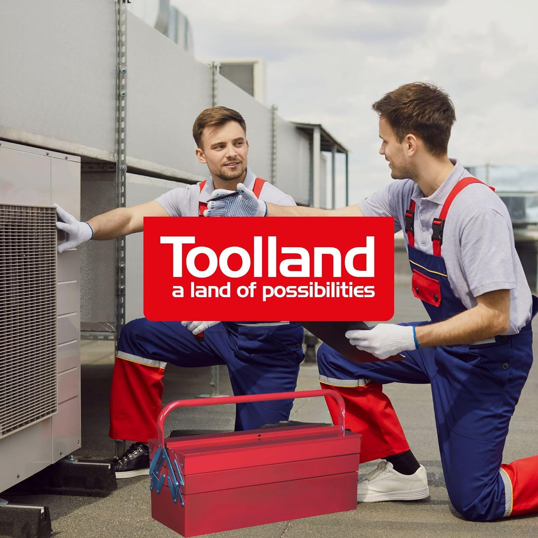 TOOLLAND - MP530 Werkzeugkoffer, 530 mm x 200 mm x 200 mm Abmessungen 174244