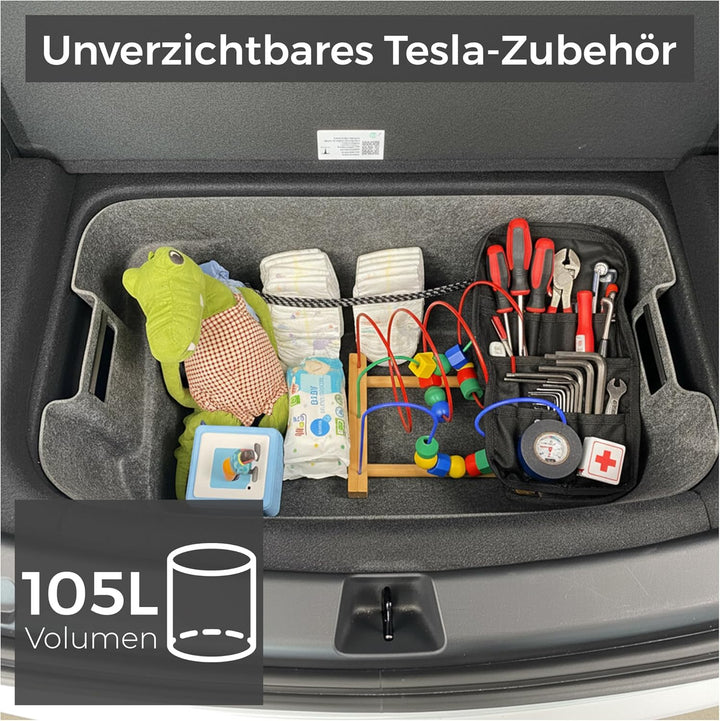 VLOX Tesla Model Y Juniper Kofferraum-Organizer Aufbewahrungsbox – Passgenau für Model Y 2025, 105L