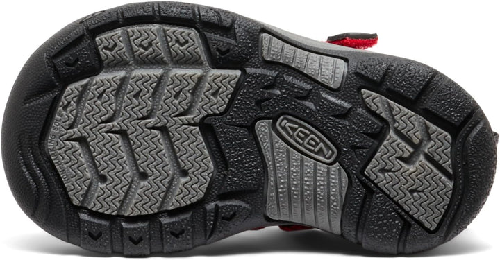 KEEN Unisex Kinder Newport H2-Baby Sandalen 19 EU Ribbon Red Gargoyle, 19 EU Ribbon Red Gargoyle