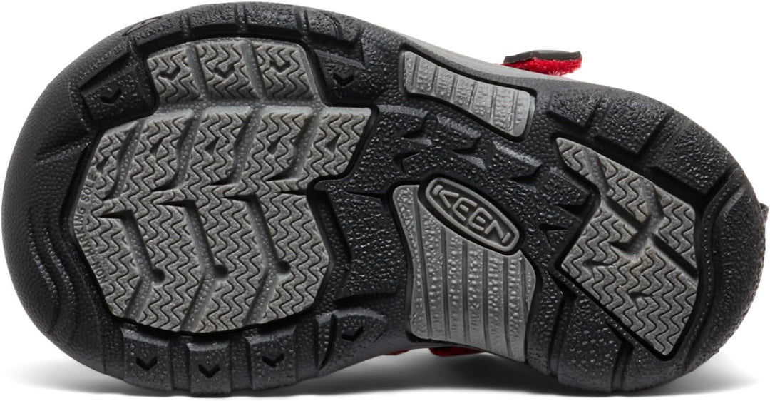 KEEN Jungen Unisex Kinder Newport H2 Sandalen 23 EU Ribbon Red Gargoyle, 23 EU Ribbon Red Gargoyle