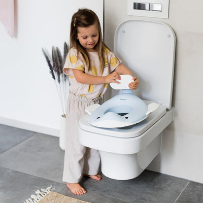 Kindsgut Toilettenaufsatz Wal für Kinder, kinderfreundliches Waldesign, in dezenten und modernen Far