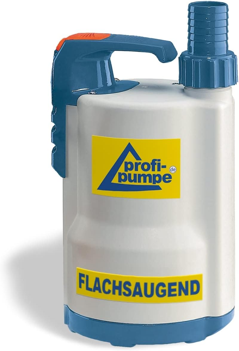 Flachsaugende Schmutzwasser Tauchpumpe DRAINAGEPUMPE FÄKALIENPUMPE TROPFKÖRPERPUMPE DRAIN-TOP-2-370