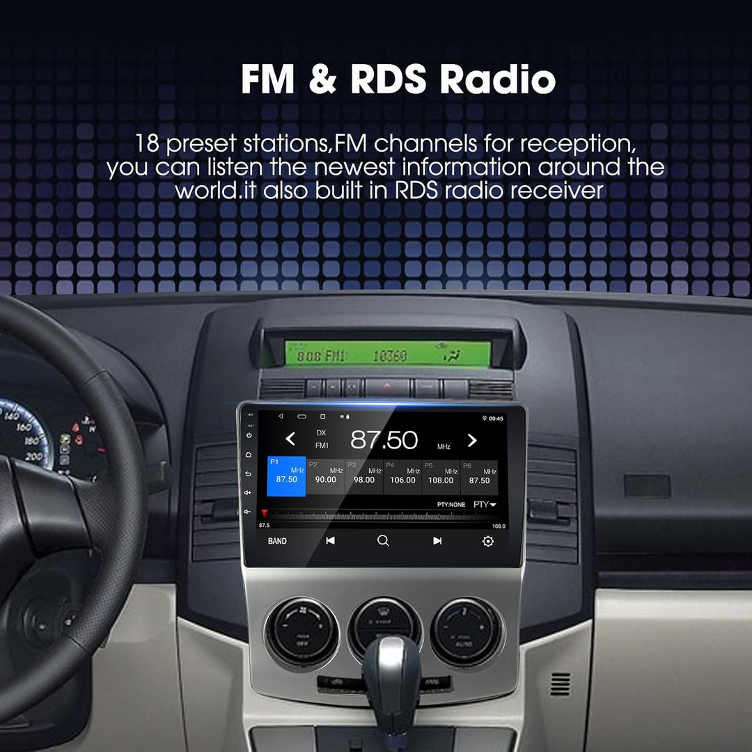 EZoneTronics Carplay Radio Android Autoradio für Mazda 5 2005–2010