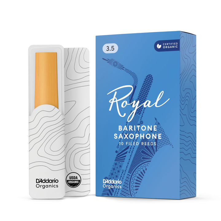 Royal Blätter für Baritonsaxophon Stärke 3.5 (10 Stück), Stärke 3.5