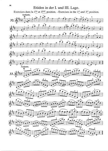 Robert Pracht: Neue Violin-Etüden op.15 Band 3 - 59 Etüden in fortschreitendem Schwierigkeitsgrad (N